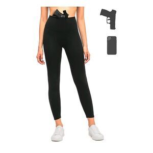 Lilcreek Concealed Carry Leggings Gun Holster Womens Size X-Large Black